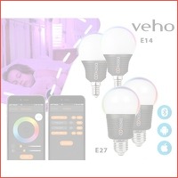 2 x Veho Kasa LED-lampen