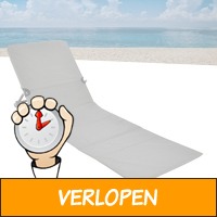 Inklapbare strandstoel met rugleuning