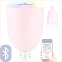 Kleurrijke Bluetooth E27 LED-lamp