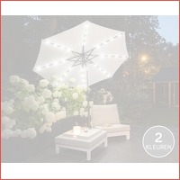 Luxe parasol met Solar LED-verlichting