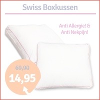 Swiss boxkussen