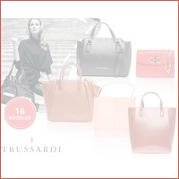 Zeer luxe trussardi leren damestas