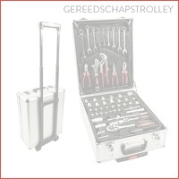 Toolwelle gevulde gereedschapstrolley