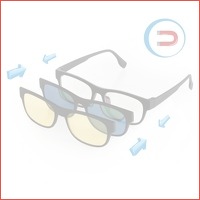 3-in-1 Wayfarer zonnebril