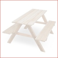 Veiling: Houten kinder picknicktafel