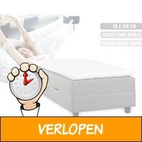 Boxspring met extra opbergruimte