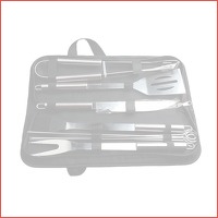 10-delige RVS BBQ toolset