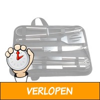 10-delige RVS BBQ toolset