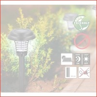 2-pack Solar LED tuinlampen en insectenv..