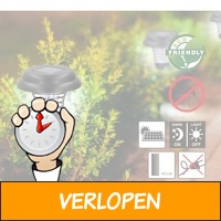 2-pack Solar LED tuinlampen en insectenverdelgers