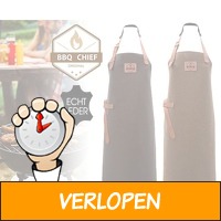 BBQ Chief leren BBQ schort