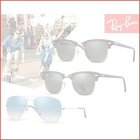 Ray-Ban aviator of clubmaster zonnebril