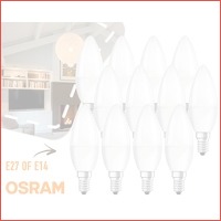 12-pack Osram E27 of E14 lampjes