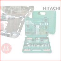 Hitachi 112-delige bit-/borenset in koff..