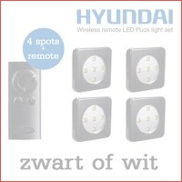 4-pack draadloze LED-spots