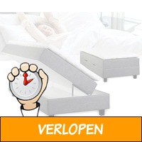 Boxspring met veel opbergruimte