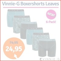 6-pack Vinnie-G Leaves boxershorts