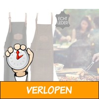 Grillmaster leren schort