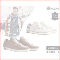 Casual leren NoGrz herensneakers