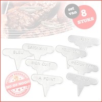 Set van 8 Meat Markers