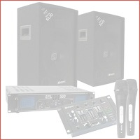 Complete SkyTec karaoke set 500W