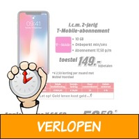 iPhone X met T-Mobile abonnement