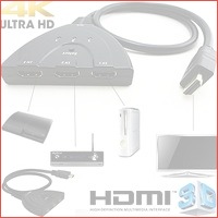 3-poorts HDMI switch