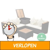 Loungeset poly rattan