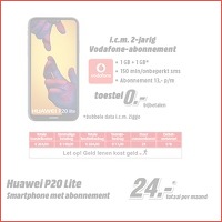 Huawei P20 Lite met abonnement