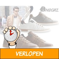 Nogrz urban leren herensneakers