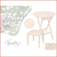 Brulo teakhouten tuintafels