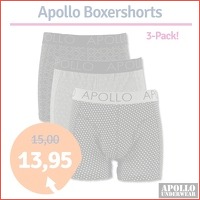Apollo boxershorts 3-pack Fashion Cotton..