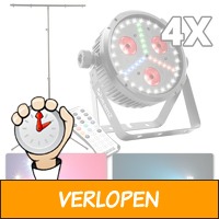 BeamZ BX30 lichtset met 4x BX30 3-in-1 lichteffect en s..