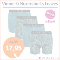 4-pack Vinnie-G Leaves boxershorts