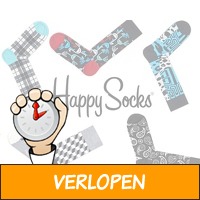 3-pack of 4-pack Happy Socks sokken