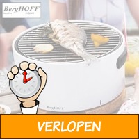 Bekroonde design tafelbarbecue