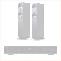 Rotel a10+ Q Acoustics 2050i