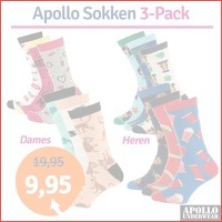 3-pack Apollo Computer sokken