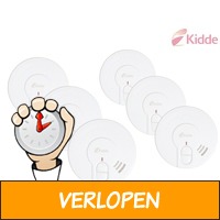 6 x Kidde optische rookmelder