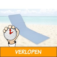 Strandmat met rugsteun