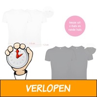 2-pack katoenen T-shirts