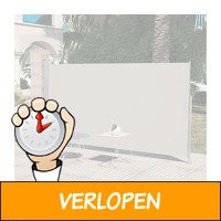 vidaXL uittrekbaar wind-/zonnescherm 160 x 300 cm creme