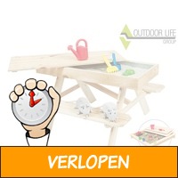 Outdoor Life Kinderpicknicktafel met zandbak