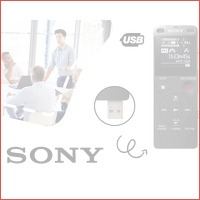 Sony digitale USB voicerecorder