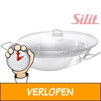 Sillit Primo wok met deksel en rekje