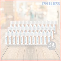 48 x Philips LongLife batterijen