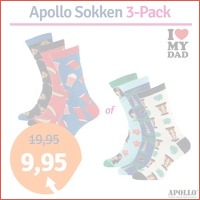 3-pack Apollo Computer sokken