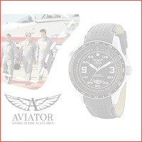 Aviator RVS herenhorloge 10ATM