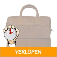 DSTRCT Limited 14 inch leren laptoptas