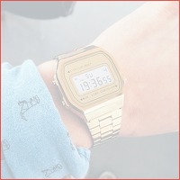 The golden retro watch